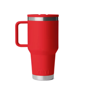 Термокружка YETI Rambler Travel Straw Mug 887 (30 oz) цв. Rescue Red превью 3