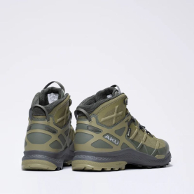 Кроссовки треккинговые AKU Rocket Mid GTX цвет Olive / Anthracite превью 4