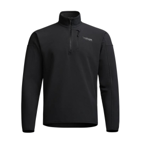 Толстовка SITKA Alpha Fleece 1/4 Zip Pullover цвет Black превью 1
