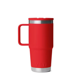 Термокружка YETI Rambler Travel Straw Mug 591 (20 oz) цв. Rescue Red превью 3