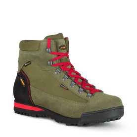 Ботинки треккинговые AKU Slope Micro GTX цвет Military Green / Red