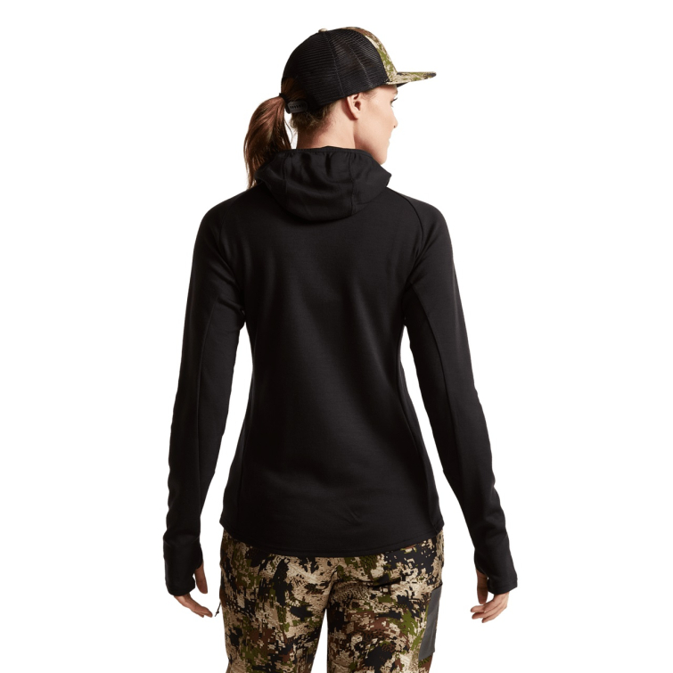 Термокофта SITKA WS Core Merino 330 Hoodie цвет Black фото 8