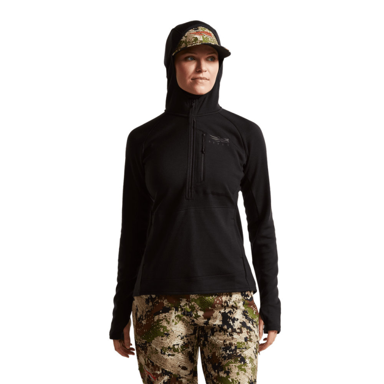 Термокофта SITKA WS Core Merino 330 Hoodie цвет Black фото 6