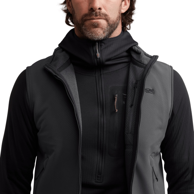 Жилет SITKA Alpha Fleece Vest цвет Iron Grey фото 3