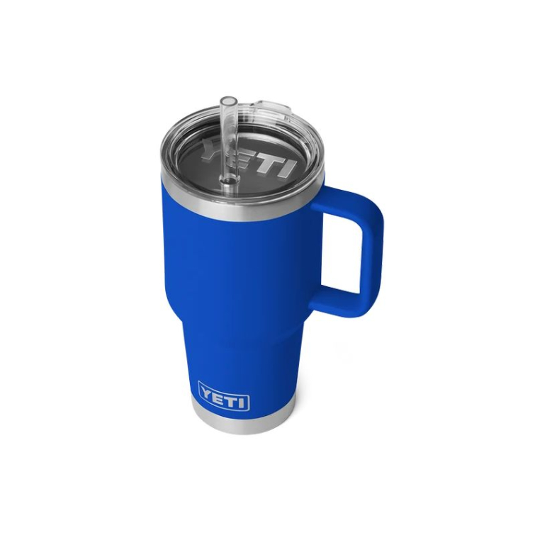 Термокружка YETI Rambler Straw Mug 994 (35 oz) цв. Royal Blue фото 4