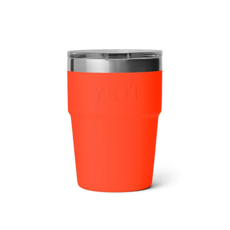 Термостакан YETI Rambler Stackable Cup w/Magslider Lid 475 (16 oz) цв. Solar Flare фото 2