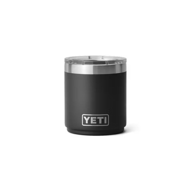 Термостакан YETI Rambler Stackable Lowball CL w/Magslider Lid 296 (10 oz) цв. Black фото 1