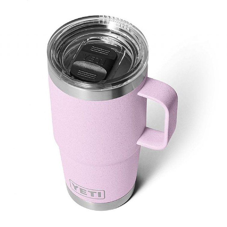 Термокружка YETI Rambler Travel Mug 591 (20 oz) цв. Cherry Blossom фото 2