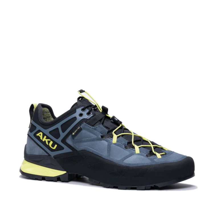 Кроссовки горные AKU Rock DFS II GTX цвет Anthracite / Lime фото 1