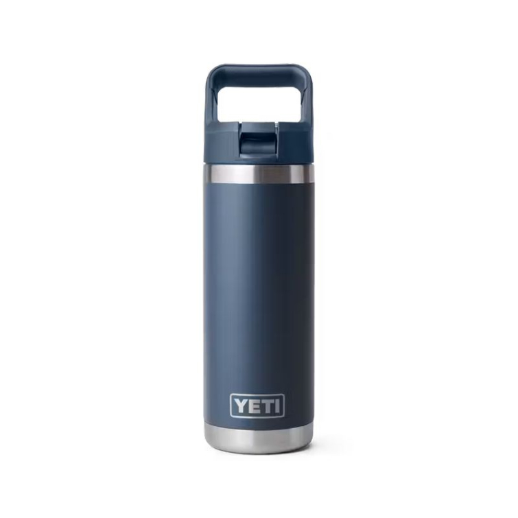 Термобутылка YETI Rambler C Straw Bottle 532 (18 oz) цв. Navy фото 1