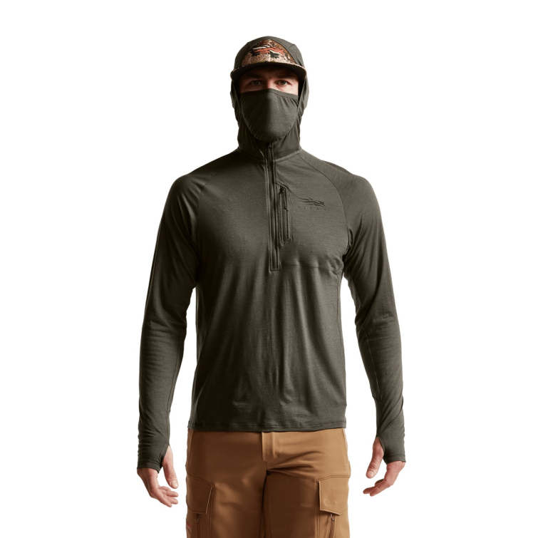 Термокофта SITKA Core Merino 120 Hoodie цвет Pyrite фото 5