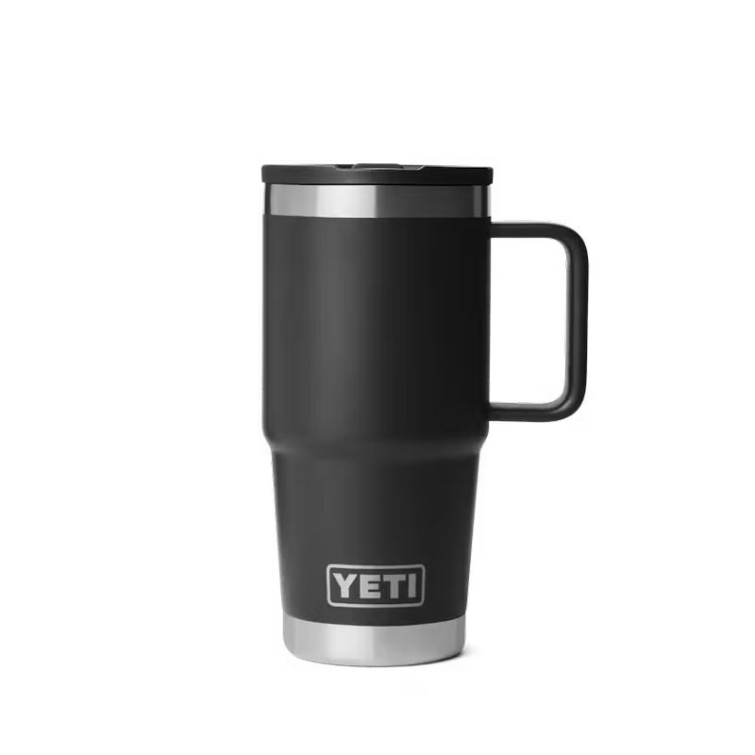 Термокружка YETI Rambler Travel Straw Mug 591 (20 oz) цв. Black фото 1